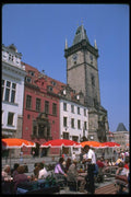 088005 Prague, Little Square (Male Namesti) And Old Town Hall A4 Photo Print