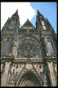 088009 Prague Castle, St. Vitus' Cathedral A4 Photo Print