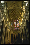 088012 Prague Castle, St. Vitus' Cathedral A4 Photo Print