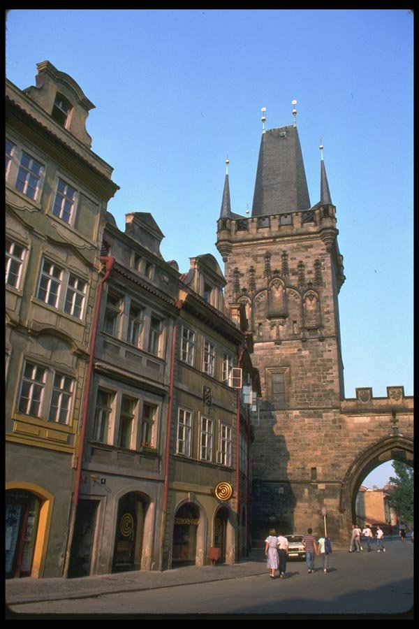 088019 Prague, Bridge Street, Mala Straja A4 Photo Print