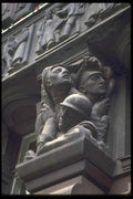 088020 Prague, Socialist Art On A Doorway A4 Photo Print