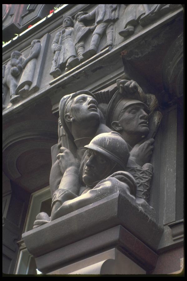 088020 Prague, Socialist Art On A Doorway A4 Photo Print