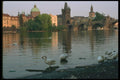 088024 Prague, Vltava River, Old Town A4 Photo Print