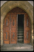088030 Prague, An Old Doorway A4 Photo Print