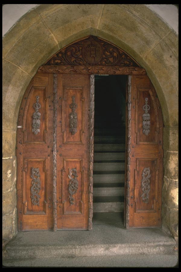 088030 Prague, An Old Doorway A4 Photo Print
