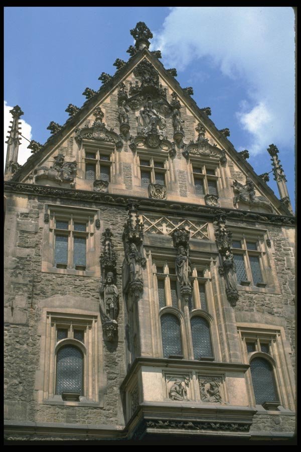 088039 Kutna Hora, The Burgher's House A4 Photo Print