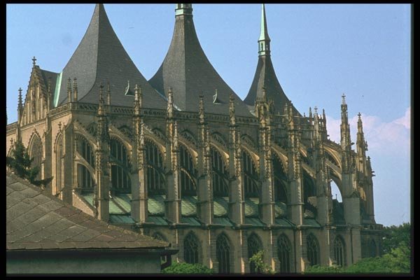 088041 Kutna Hora, A Gothic Church A4 Photo Print