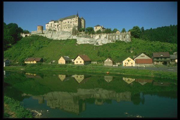 088045 Cesky Sternberk Castle A4 Photo Print
