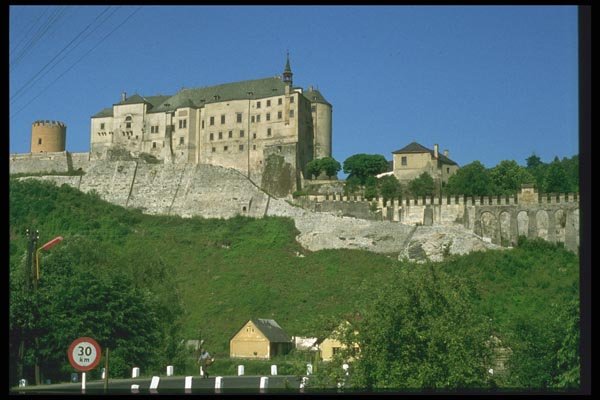088046 Cesky Sternberk Castle A4 Photo Print