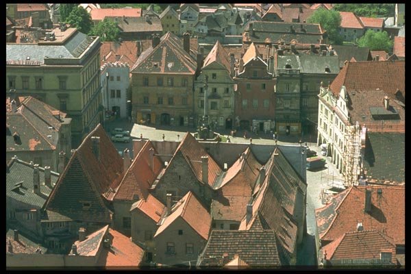 088054 View From Cesky Krumlov Tower A4 Photo Print