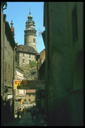088057 Cesky Krumlov Tower A4 Photo Print