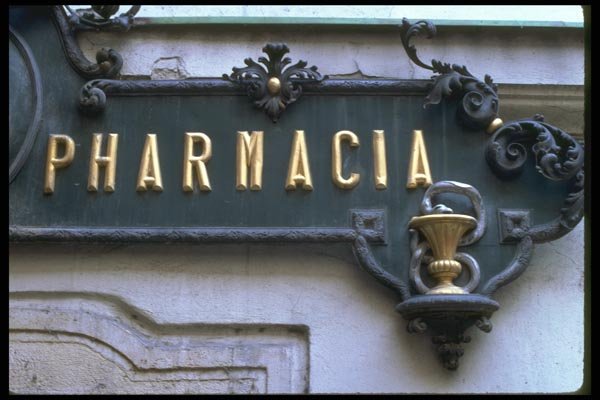 088062 Brno, A Pharmacy Sign A4 Photo Print