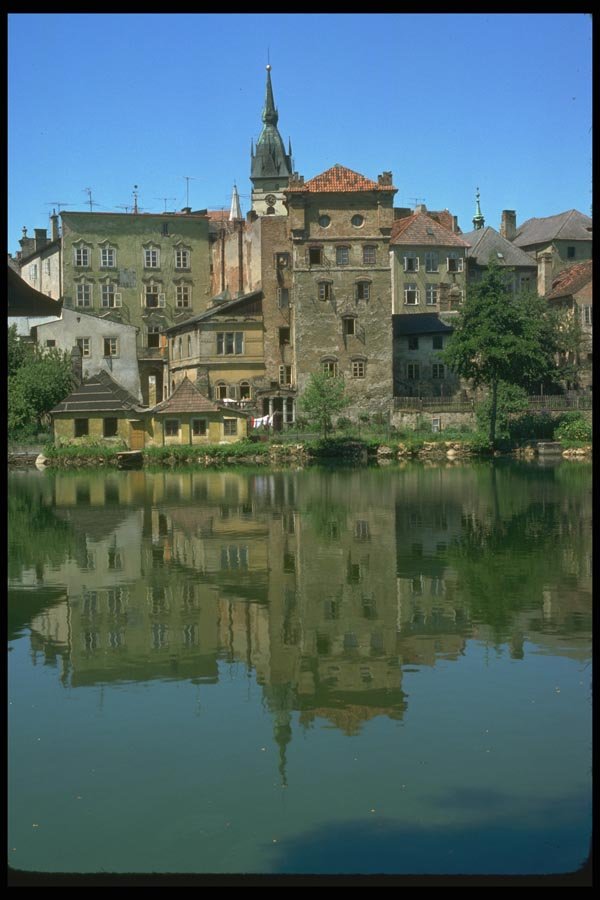 088065 Telc, A View From Outside A4 Photo Print