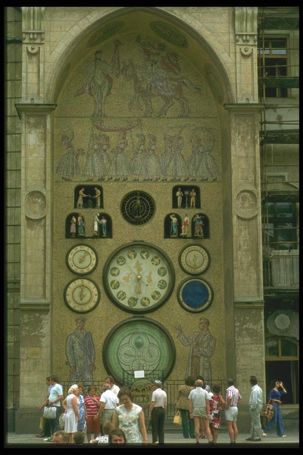 088067 Olomouc Town Hall Clock A4 Photo Print