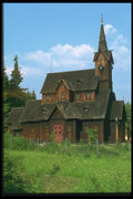 088069 A Church Outside Of Olomouc A4 Photo Print