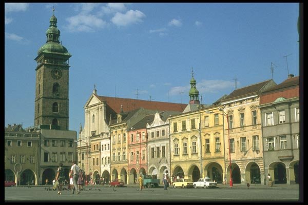 088076 Cesky Budejovice Center A4 Photo Print