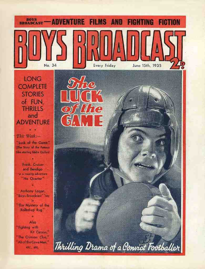 089 Boys Broadcast Vintage A4 Photo Print