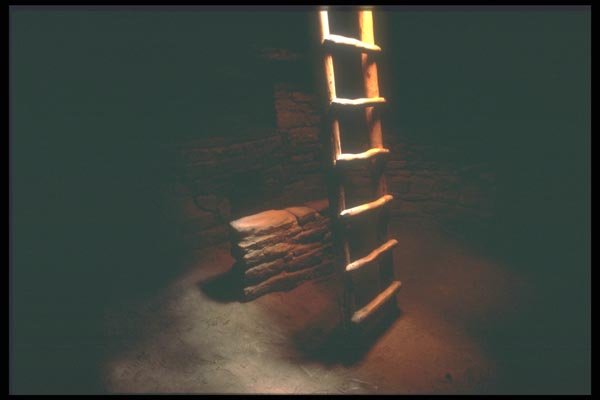 089011 Ladder From Inside A4 Photo Print