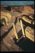 089014 Ruins From Top With Ladder A4 Photo Print