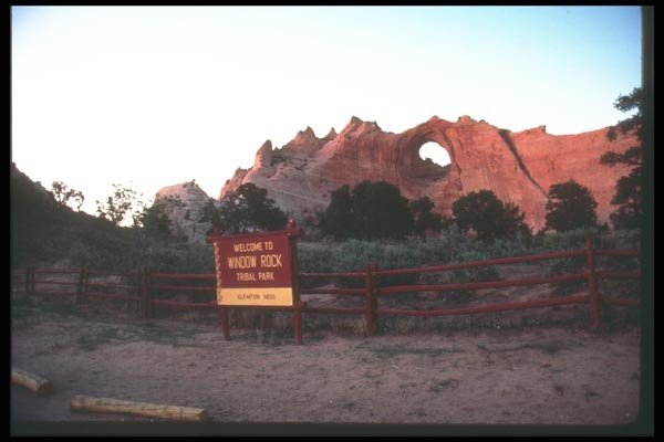 089046 Window Rock A4 Photo Print
