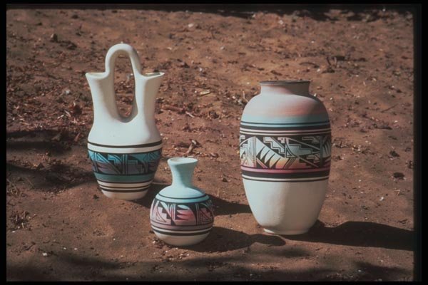 089065 Current Navajo Pottery A4 Photo Print