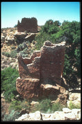 089067 Square Tower Ruins A4 Photo Print