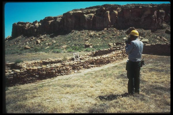 089071 Navajo National Park Worker A4 Photo Print