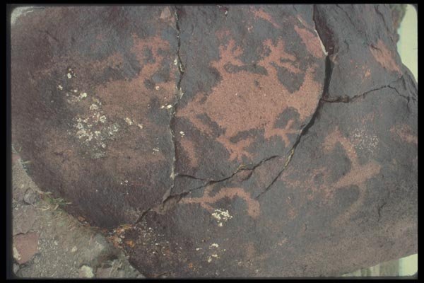 089091 Petroglyphs On Rock A4 Photo Print