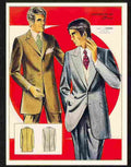 09 fashion 1970 menswear paris Advert A4 Photo Print