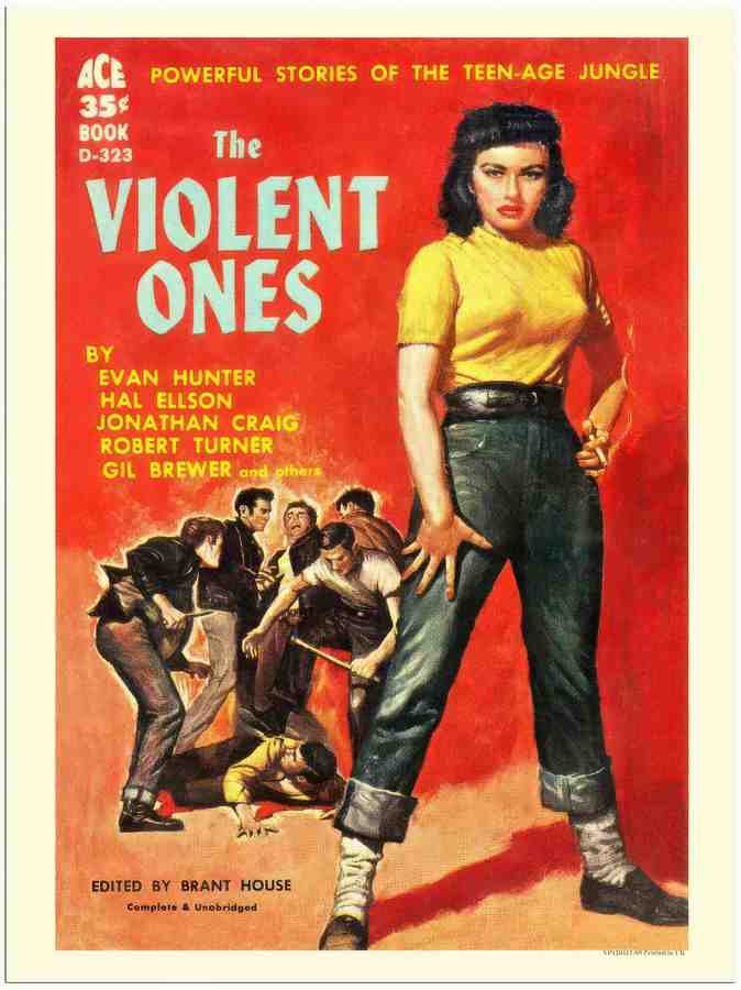 09 the violent ones book cover 2 Vintage Advert A4 Photo Print