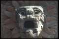090009 Front View, Serpent Head Teotihuacan, Olmec Ruins A4 Photo Print