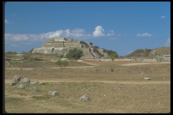 090055 Montealban Zapotec Ruins A4 Photo Print