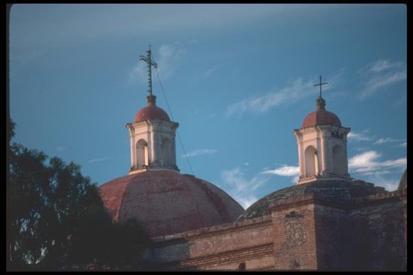 090068 Dome, St. Paul's Church Mitla A4 Photo Print