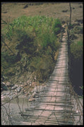 090085 Rope Bridge A4 Photo Print