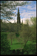 092001 Edinburgh, Prince's Street Gardens A4 Photo Print