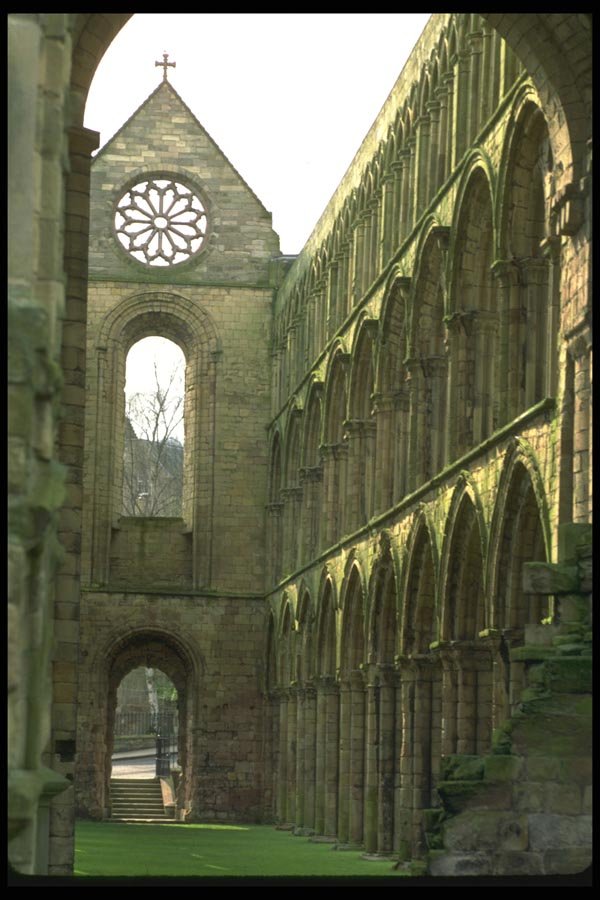 092009 Edinburgh, Castle Ruins A4 Photo Print
