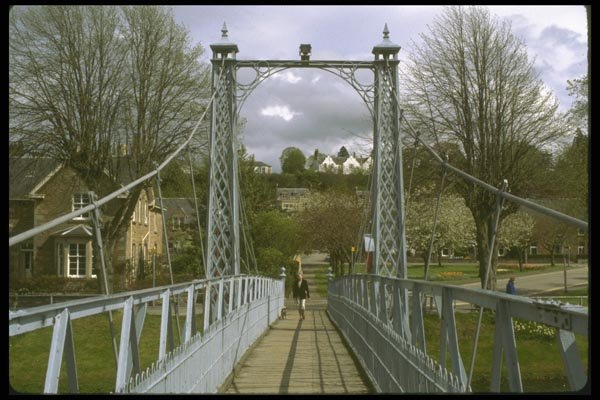 092028 Inverness Foot Bridge A4 Photo Print