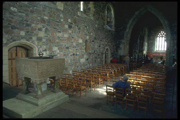 092079 Isle Of Mull, Iona Abbey A4 Photo Print