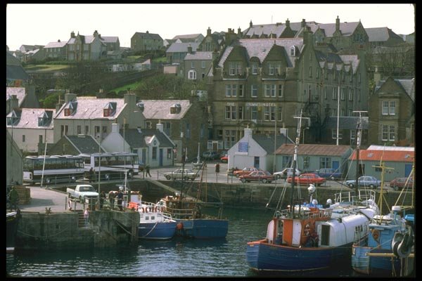 092083 Orkney Islands, Port Of Stromness A4 Photo Print
