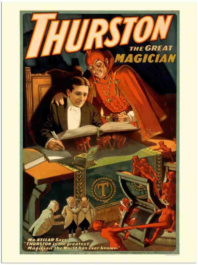 093 thurston magic 2 Vintage Advert A4 Photo Print