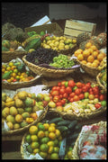093039 Tropical Fruit Being Sold In The Market A4 Photo Print