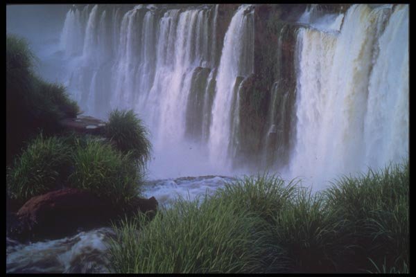 093043 Diagonal View Of Foz Do Iguacu A4 Photo Print