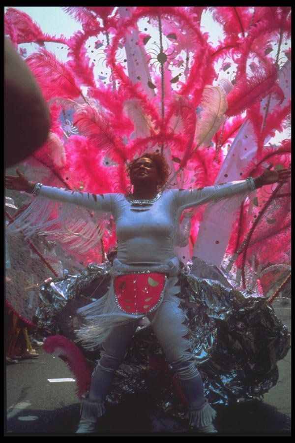 093047 Woman In Carnaval Costume A4 Photo Print
