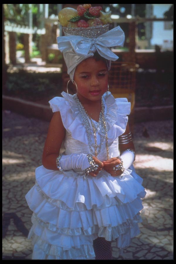 093060 A Young Carmen Miranda At Carnaval A4 Photo Print