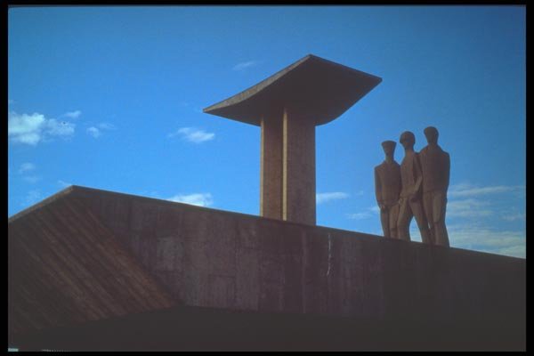 093078 Monument Of The Unknown Soldier In Rio De Janeiro A4 Photo Print