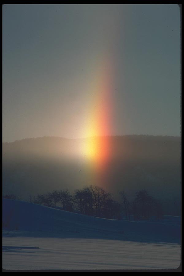 094001 Sun Dog, Grand Tetons A4 Photo Print