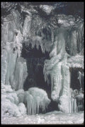 094006 Frozen Waterfall A4 Photo Print