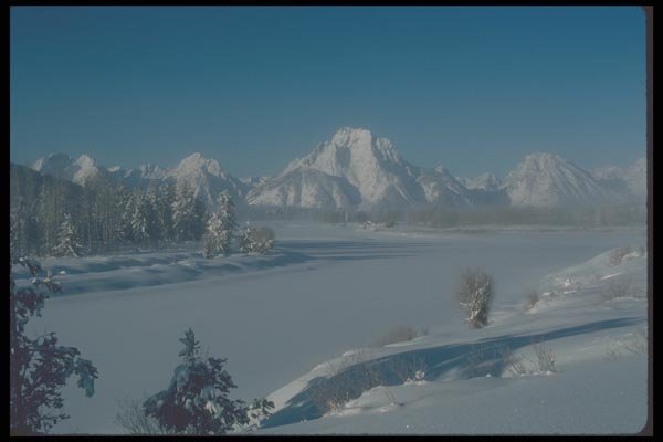 094008 Mount Moran, Tetons A4 Photo Print