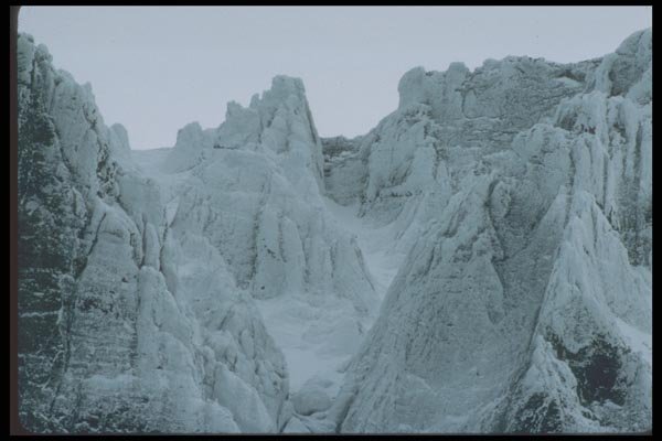094022 Frost Covered Peaks A4 Photo Print