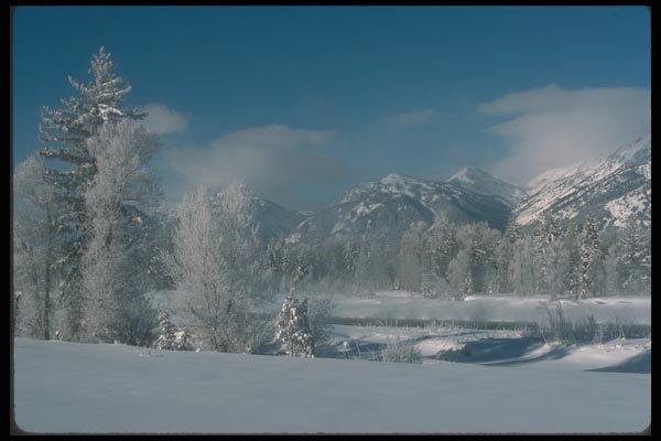 094027 Snake River, Grand Tetons A4 Photo Print